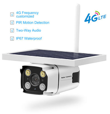 qualità  Solar Powered Outdoor WiFi PTZ Camera H.265 Two Way Audio Security Camera Mini 4G SIM Solar NIGHT VISION Guardians Camera 1080P 1080P Audio Security Camera fabbrica