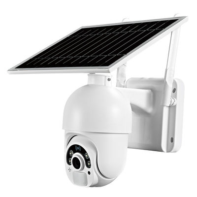 Videosorveglianza a pile solare di HD WiFi 2mp dello zoom di VISIONE NOTTURNA 1080P del CCTV della cupola della camma PTZ Wifi della macchina fotografica all'aperto piena del IP con PIR